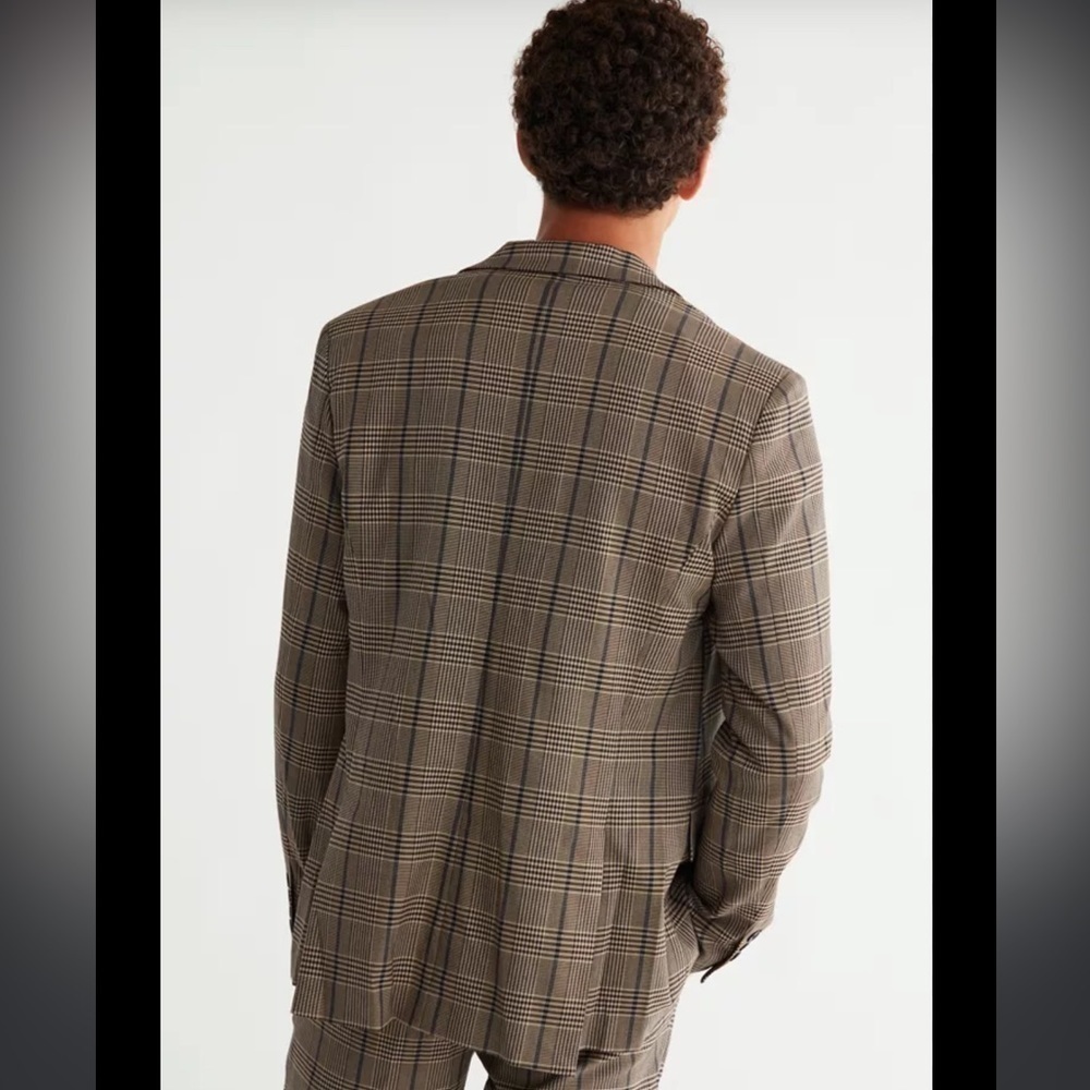 BOBBLEHAUS Plaid Suit Jacket - Picture 4 of 5